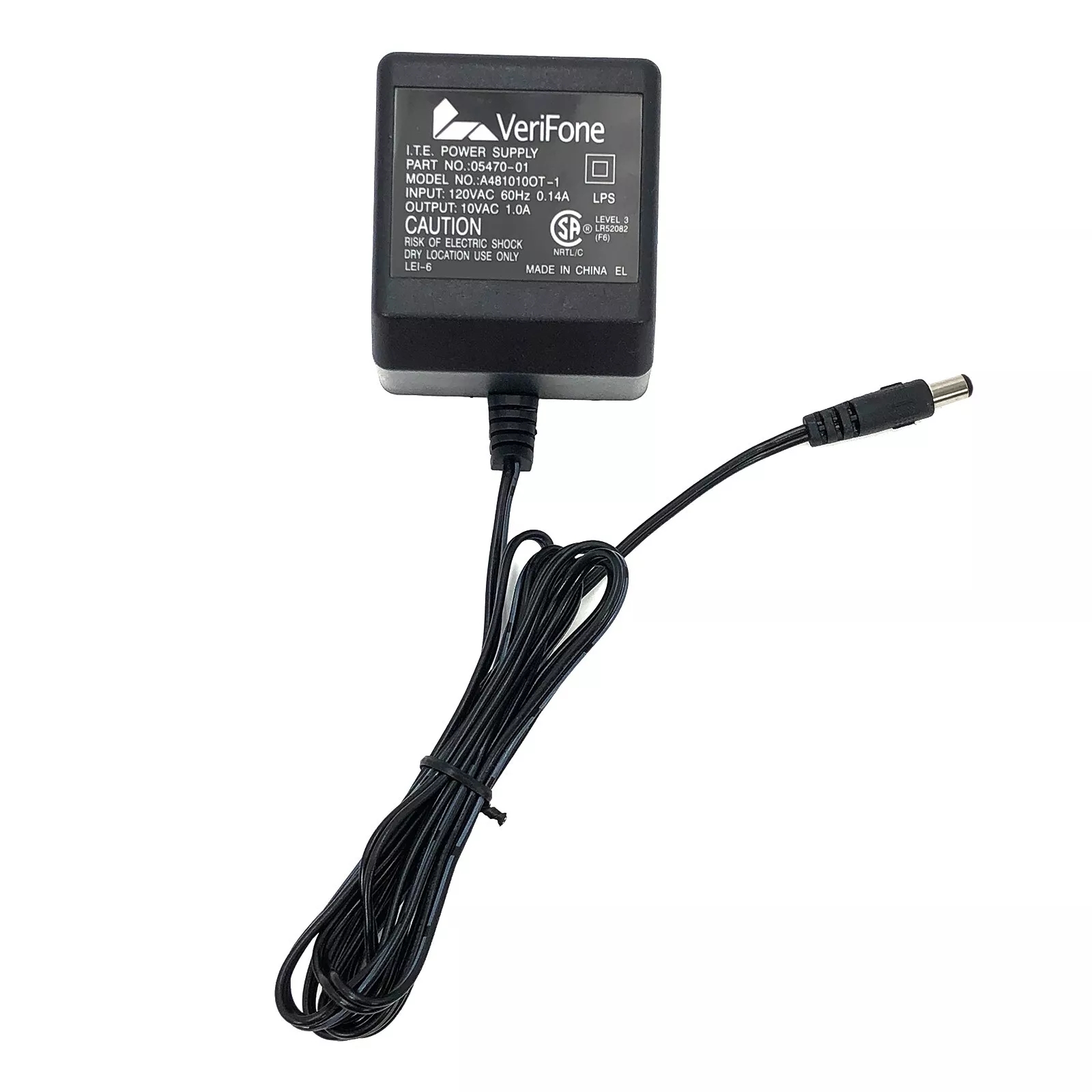 *Brand NEW*Genuine VeriFone A481010OT-1 10V 1A AC/DC Adapter with 5.5x2.1mm Power Supply